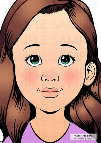 Angelina Sparkling Faces Practice Board by Svetlana Keller